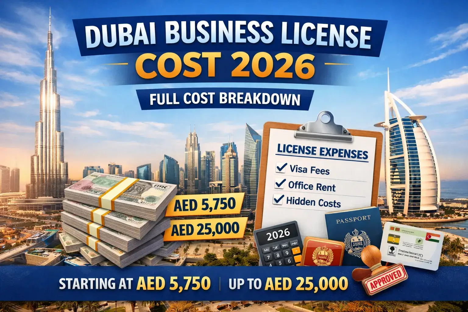 Dubai Business License Cost 2026